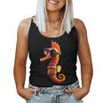 Seahorse With Sunglasses Aquarist Ocean Cute Seahorse Tank Top Frauen