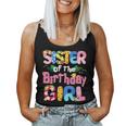 Sister Of The Birthday Girl Hawaii Family Party Decor Women Tank Top