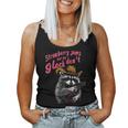 Strawberry Jams But My Don't Raccoon Women Tank Top