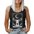 Tarot Card Vintage Crescent Moon Italian Greyhound Dog Mom Women Tank Top