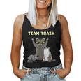 Team Trash Opossum Raccoon Rat Animals Garbage Gang Short Sleeve Women Tank Top