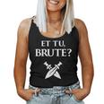 Historia De La Antigua Roma Bruta Julio César Camiseta sin mangas para mujer