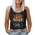 Vintage 1985 40Th Birthday Woman Retro 40 Years Tank Top Frauen