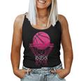 Vintage Pink Basketball Desgin For Girl Women Tank Top