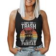 Vintage Raccoon Tank Top - Eco-Friendly Wildlife for Women