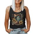 Western Cowboy Boot Horseshoe Sunflower Rope Cowgirl Boot Women Tank Top