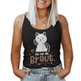 Women's Bridal Hen Night Cat Wedding Tank Top Frauen