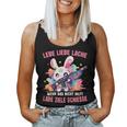 Women's Lebe Liebe Lache Wenn Das Nicht Hilft Laden Ziele Shooting Tank Top Frauen