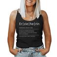 Women's Meaning Educator Saying Day Mother Tank Top Frauen