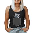 Women's Tank Top | Adorable Pocket Raccoon | Casual Wear