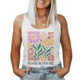 Boho Summer Flower Botanical Nature Lover Floral Wild Flower Tank Top Frauen