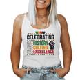 Celebrating History Culture Excellence Black History Month Women Tank Top