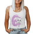 Children's Kitten Birthday Cat 6 Birthday Girls 6 Years Tank Top Frauen