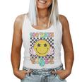 Cute 100 Days Vibes Smile Face 100 Days Of School Ns Girl Women Tank Top