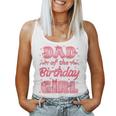 Dad And Mom Of The Birthday Girl Coquette Bow Family Party Women Tank Top