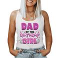 Dad And Mom Of The Birthday Girl Family Party Decorations Women Tank Top