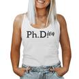 Doctorado Regalo De Graduación Es Doctorado Phdiva Cuello Camiseta sin mangas para mujer