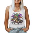 Mardigator Alligator Carnival Costume Mardi Gras Women Tank Top