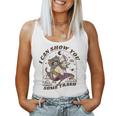 Raccoon & Possum Fun Women's Tank Top – Nature-Inspired Casual Wear