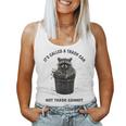 Raccoon Women's Tank Top - Quirky Humor Statement