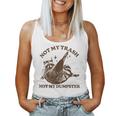 Sarcastic Raccoon Womens Tank Top - Funny Statement Tee