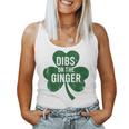 St Patrick Day Dibs On The Ginger Irish Redhead Women Tank Top