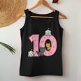 10Th Birthday Cats On Number 10 Kawaii Bday Kitten Girls Kid Women Tank Top Personalized Gifts