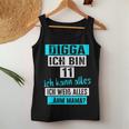 11Th Birthday Boy Girl I Am 11 Years 11Th Birthday Tank Top Frauen Lustige Geschenke