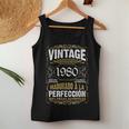 45 Cumpleaños 45 Años Hombre Intage 1980 Regalo Camiseta sin mangas para mujer Regalos divertidos