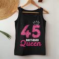 45 Geburtstag Süßes Krone Queen Für Frau 45 Jahre Tank Top Frauen Lustige Geschenke