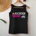 Acker Queen Bäuerin Traktor Bauernhof Spruch Landwirtin Tank Top Frauen Lustige Geschenke