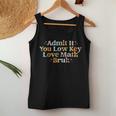 Admit It You Low Key Love Math Bruh Retro Math Teacher Women Tank Top Funny Gifts