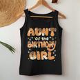 Aunt Of The Birthday Girl Dog Family Party Decorations Women Tank Top Personalized Gifts