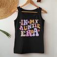 In My Auntie Era Retro Groovy For Cute Aunt Life Women Tank Top Personalized Gifts