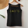 Bee Heartbeat Beekeepers Heart Ecg Beekeeping Honey Bee Tank Top Frauen Lustige Geschenke