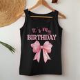 Birthday Girl Coquette Birthday Girl Pink Coquette Bow Women Tank Top Unique Gifts