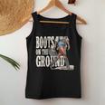 Boots On The Ground Black Cowgirl Melanin Women Women Tank Top Unique Gifts