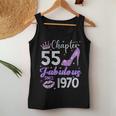 Chapter 55 Fabulous Since 1970 55Th Birthday Girl Women Tank Top Personalized Gifts