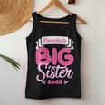 Only Child Big Sister 2025 Cute Promoted To Big Sister 2025 Women Tank Top Funny Gifts