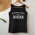 Of Course I'm Right I'mivian Prénom Sarcastic Surnom Débardeur pour femme Cadeaux drôles