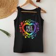 Csd Free Hugs Rainbow Love Lgbt Gay Pride Tank Top Frauen Lustige Geschenke