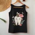 Cute Tooth With Flower I Children's Tooth Tank Top Frauen Lustige Geschenke