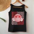Cute Valentines Vibes Groovy Valentine Day Kid Women Tank Top Personalized Gifts