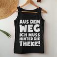 Ein Muss Hinter Der Theke Barkeeper Barwoman Barkeeper Tank Top Frauen Lustige Geschenke