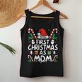 First Christmas As Mom 2024 Family Matching New Mom 1St Time Women Tank Top Personalized Gifts