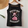 Christmas Flamingo Reindeer Was Out Sold Out Tank Top Frauen Lustige Geschenke