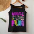 Girls Just Wanna Have Fun Awesome 70'S 80'S 90'S 1980S Women Tank Top Personalized Gifts