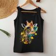 Giraffe Sonnenbrille Urlaub Sonne Natur Urlauber Dschungel Tank Top Frauen Lustige Geschenke