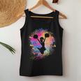 Girls' Rainbow Cheerleader Silhouette Female Cheerleader Tank Top Frauen Lustige Geschenke