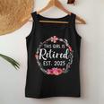 This Girls Is Retired 2025 Floral For Retirement Women Tank Top Unique Gifts
